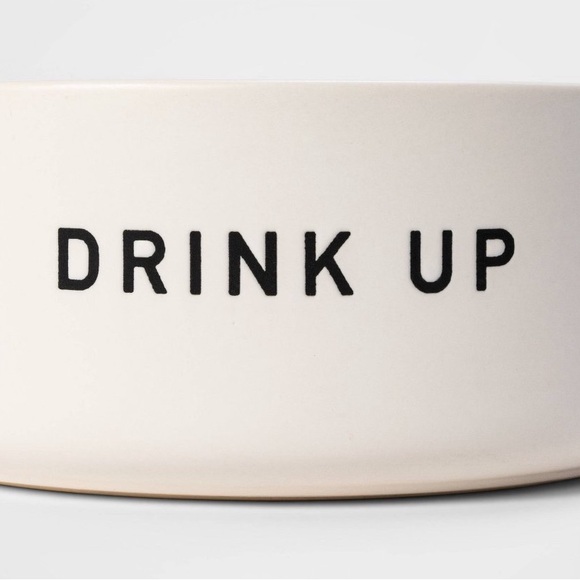 Brand New Boots & Barkley 32oz “Drink Up” Doggie Drinking Bowl– Alabaster Color - Picture 3 of 7